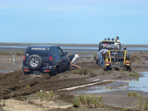 Turismo 4x4 en el barro