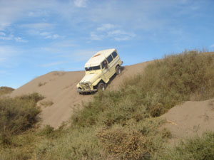 Turismo 4x4 en arena