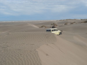 Turismo 4x4 en arena