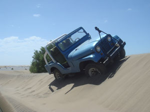 Turismo 4x4 en arena