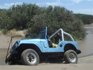 Turismo 4x4 en arena